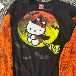Hello Kitty Black and Orange Tee
